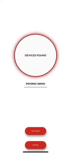 PSYONIC ABILTY Hand Devices Found Screen