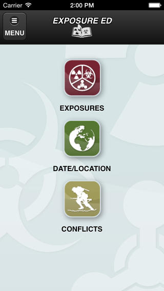 Exposure Ed App Screen Capture