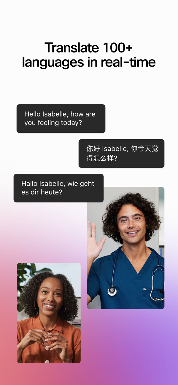 Cisco Webex Meetings Translate Languages in Real Time Screen