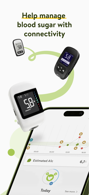 mySugr Help Manage Blood Sugar with Connectivity screen