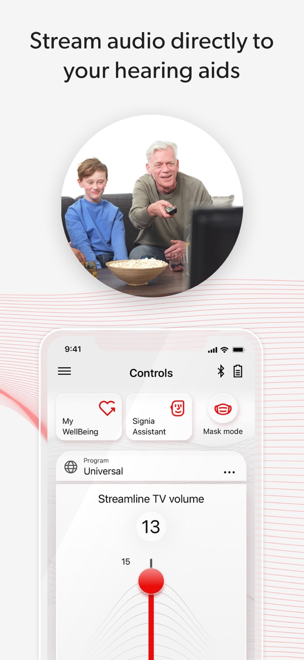 Signia App Stream Audio Directly to Your Hearing Aids Screen