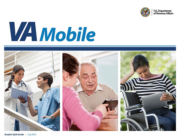 VA Mobile Style Guidelines document cover