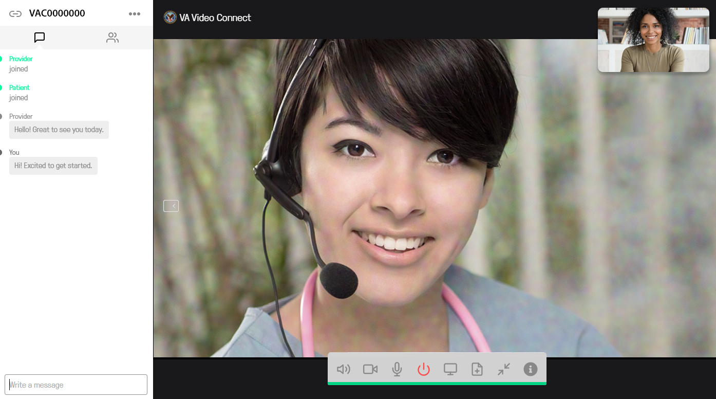 VA Video Connect desktop screenshot